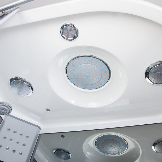 Box Doccia Idro con Vasca Florence 130x85 Destra Sauna, Bagno Turco