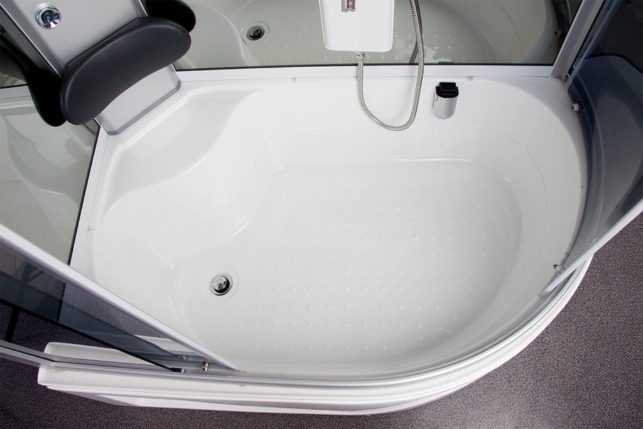 Box Doccia Idro con Vasca Florence 130x85 Destra Sauna, Bagno Turco