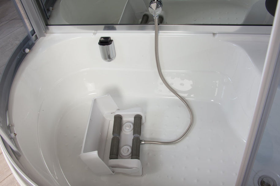 Box Doccia Idro con Vasca Florence 130x85 Destra Sauna, Bagno Turco