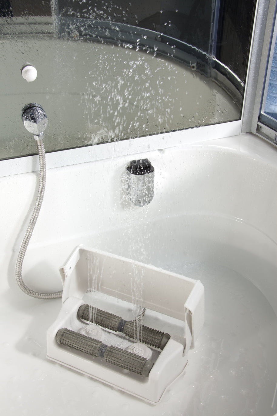 Cabina Doccia Idromassaggio Artic 140x90 cm Spaziosa Multifunzione