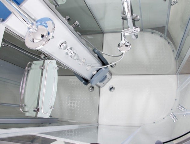 Box Doccia Idromassaggio Atene Panorama 120x80  Sinistra Completo