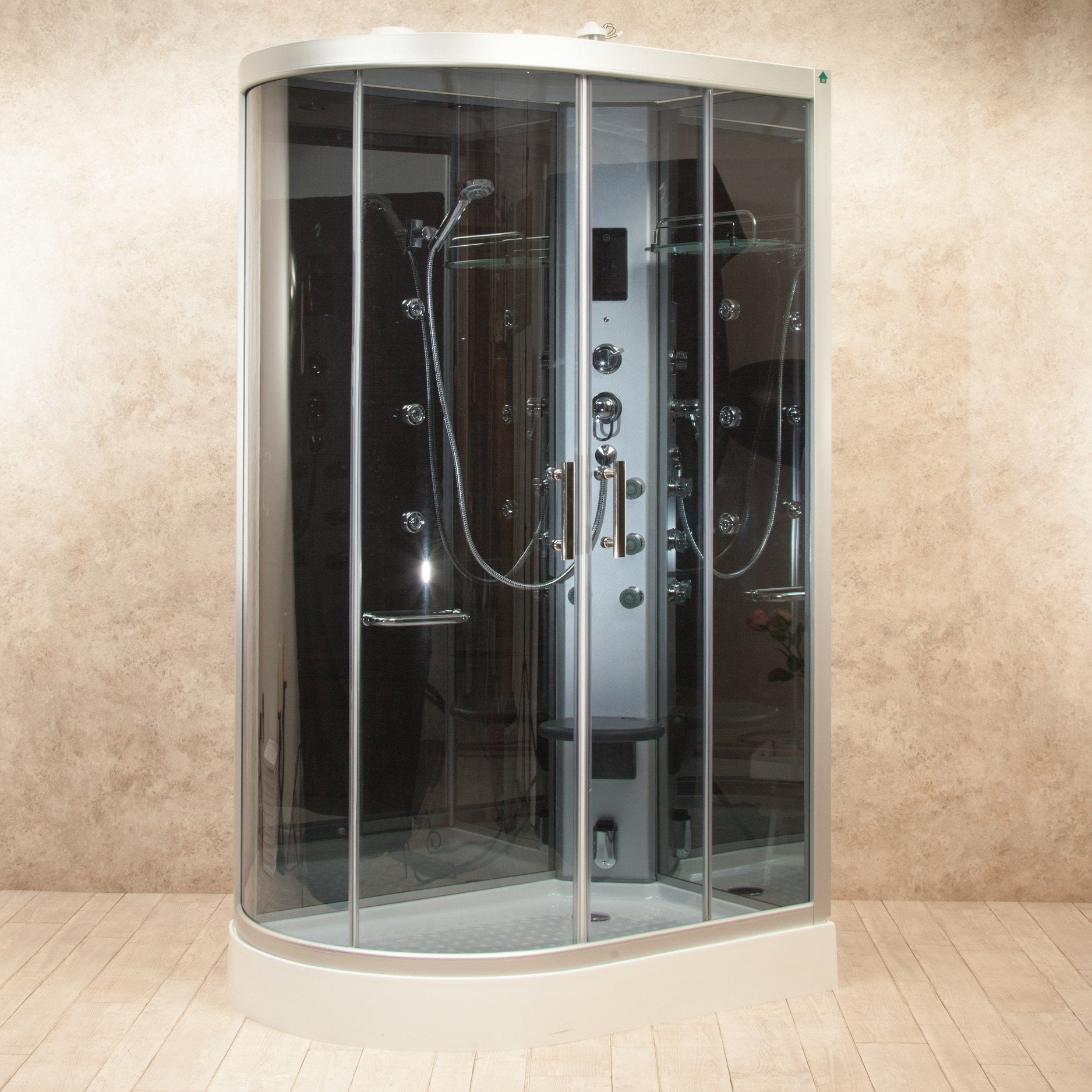 Cabina Doccia Idromassaggio Atene 120x80 Sinistra Multifunzione