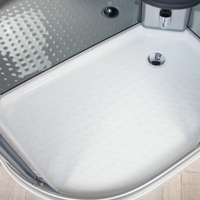 Box Doccia Idromassaggio Atene 120x80 Destra Sauna Bagno Turco e Ozono