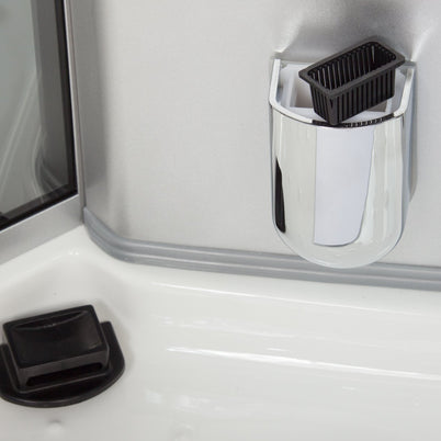 Box Doccia Idromassaggio Atene 120x80 Destra Sauna Bagno Turco e Ozono