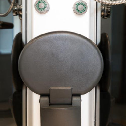 Box Doccia Idromassaggio Atene 120x80 Destra Sauna Bagno Turco e Ozono