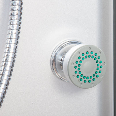 Box Doccia Idromassaggio Atene 120x80 Destra Sauna Bagno Turco e Ozono