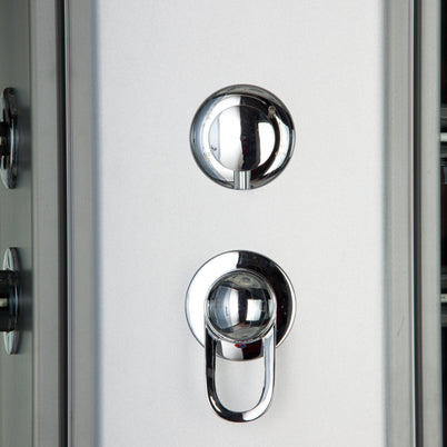 Box Doccia Idromassaggio Atene 120x80 Destra Sauna Bagno Turco e Ozono