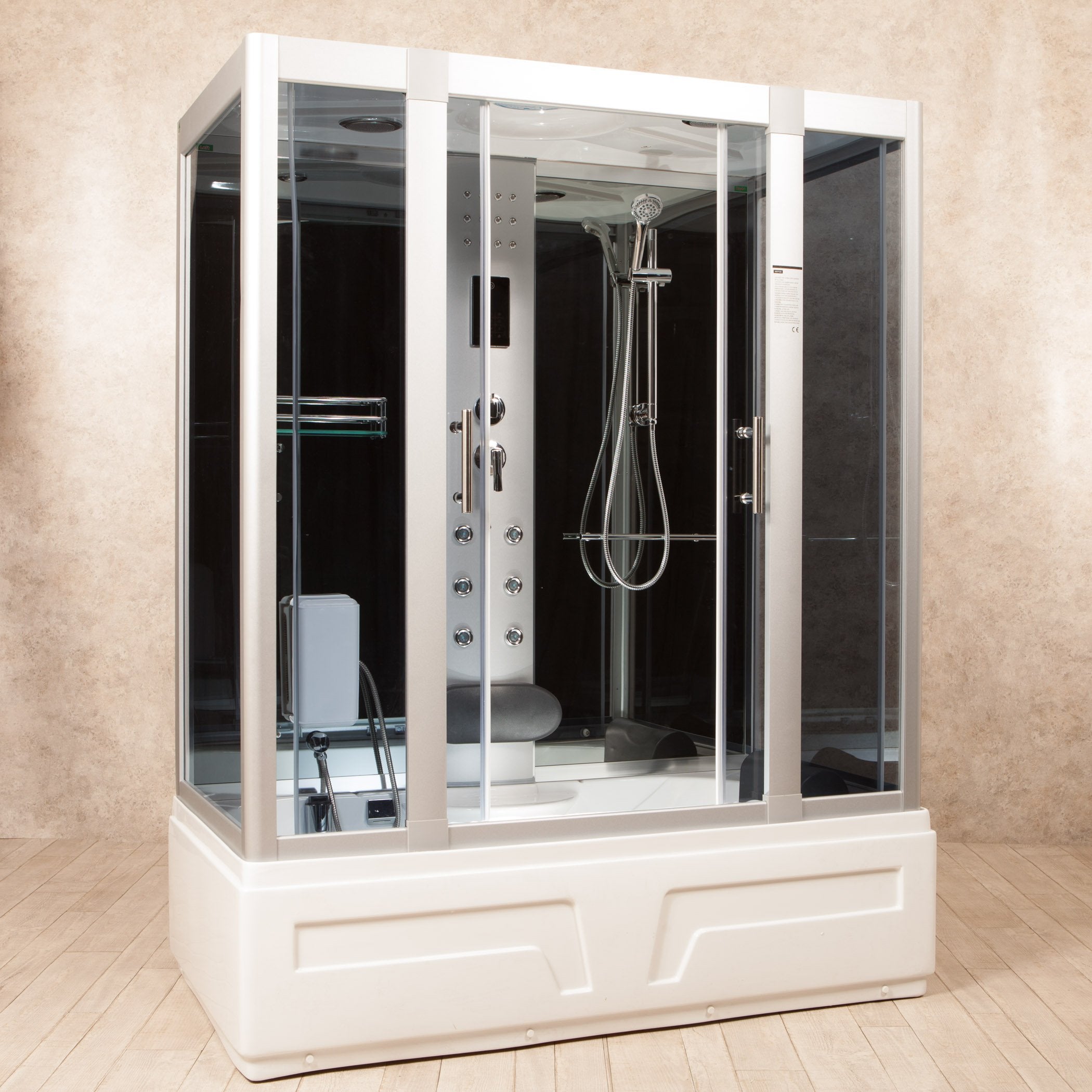 Doccia Idromassaggio con Vasca PoloNord 160x85 Multifunzione