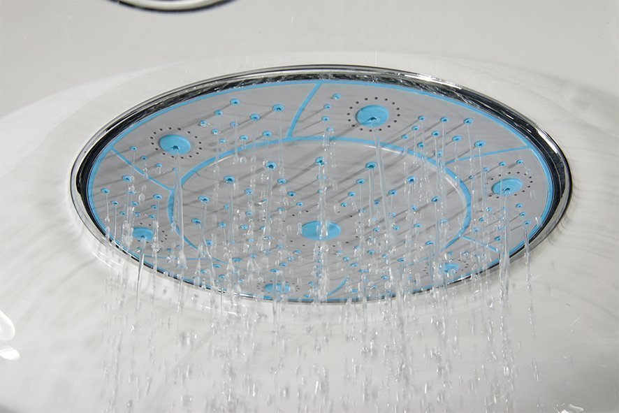 Doccia Vasca Idromassaggio PoloSud 100x100 cm, Bagno turco e ozono