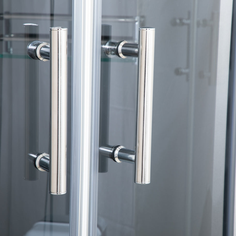Doccia Vasca Idromassaggio PoloSud 100x100 cm, Bagno turco e ozono