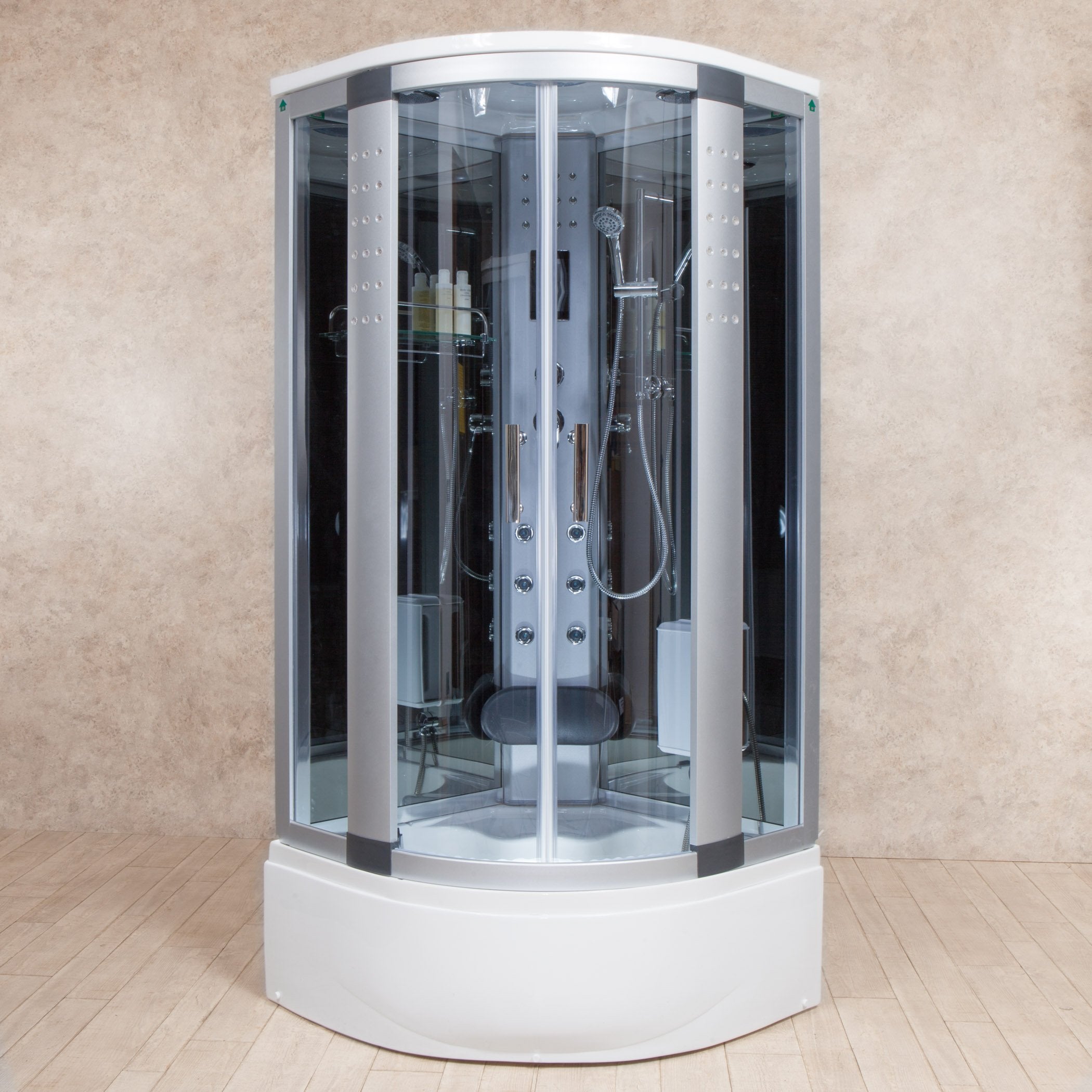 Doccia Idromassaggio con Vasca Dallas 90x90 Sauna Bagno Turco