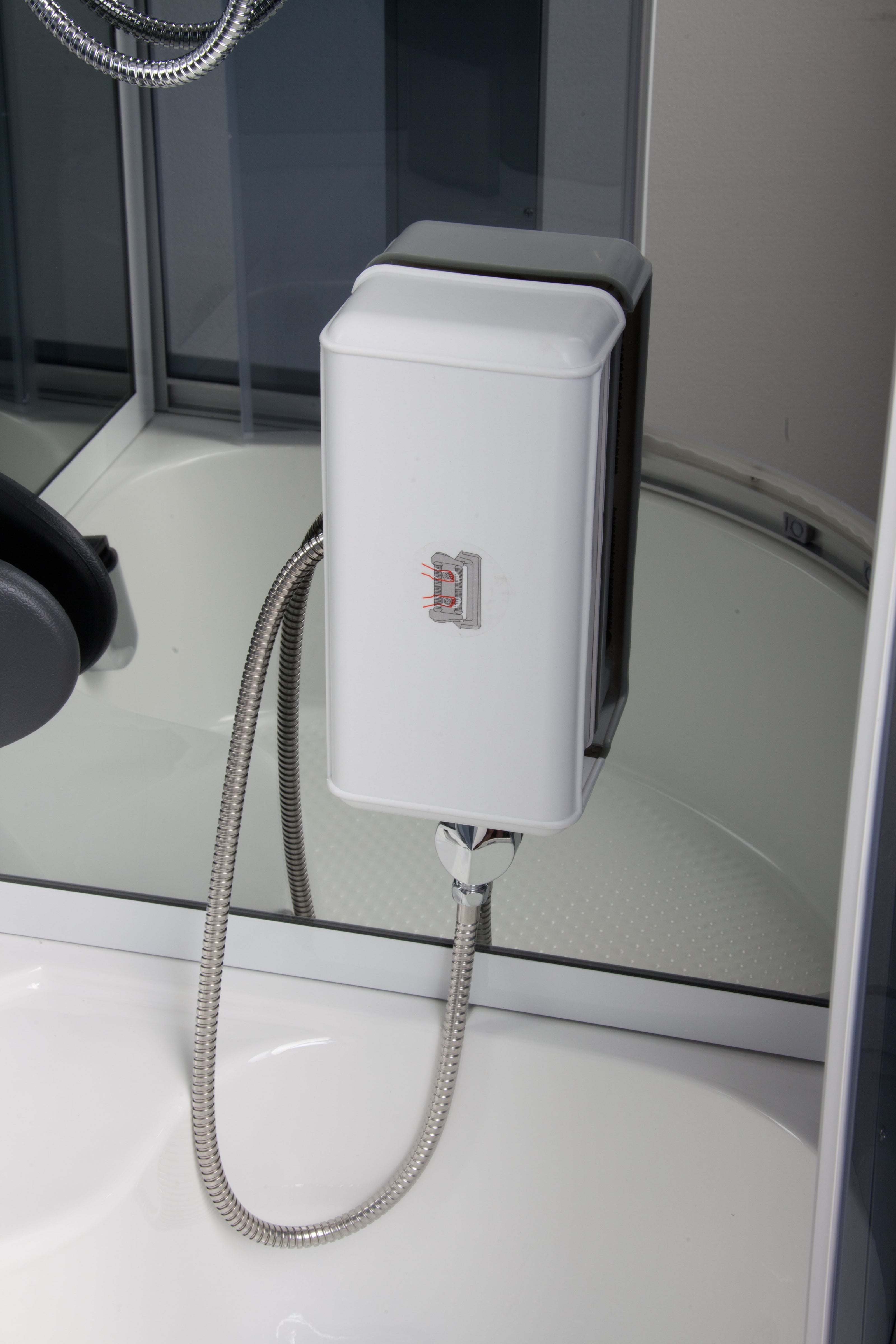 Doccia Idromassaggio con Vasca Dallas 90x90 Sauna Bagno Turco