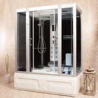 Doccia Idromassaggio con Vasca Bluworld 150x90 Completo Multifunzione
