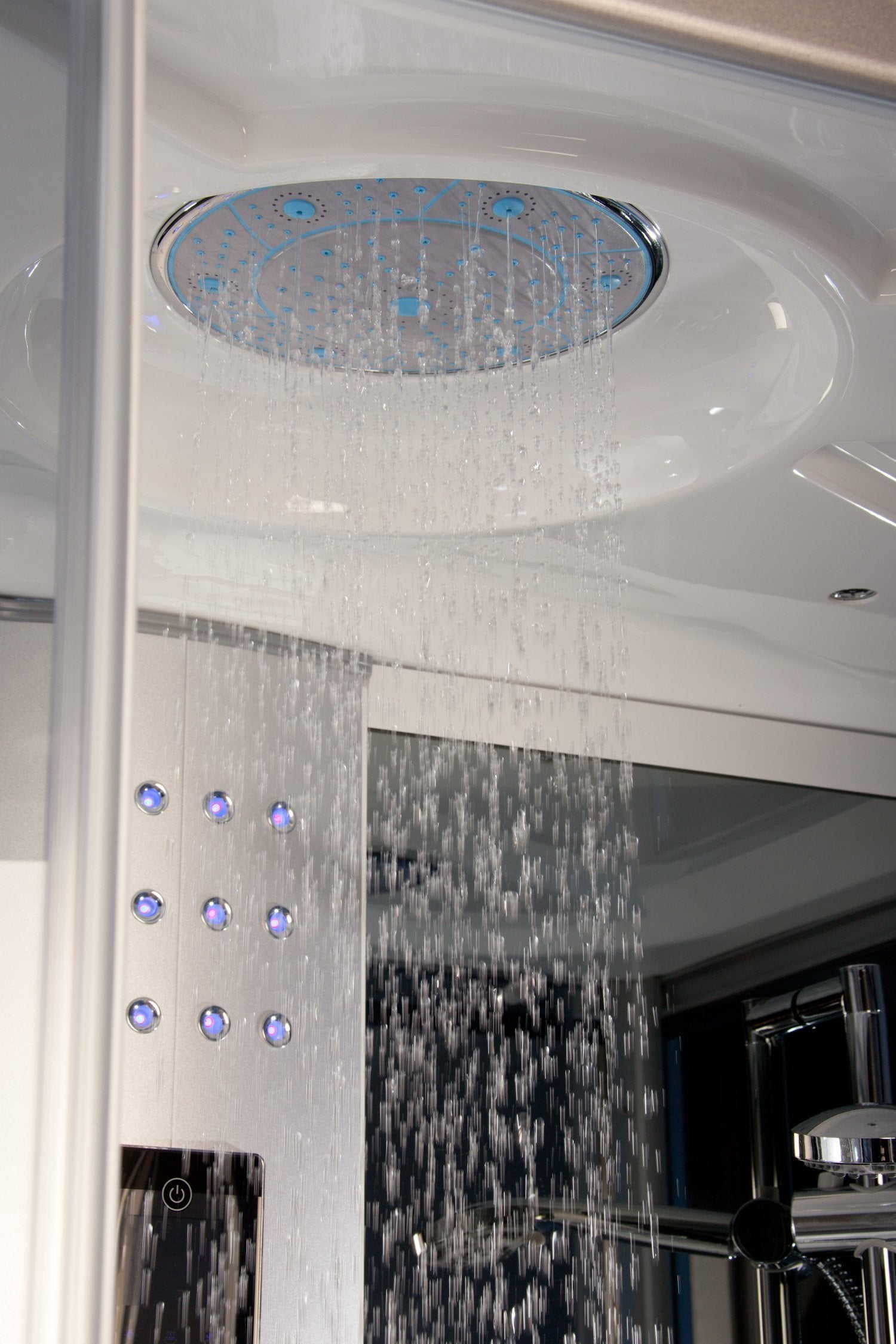 Doccia Idromassaggio con Vasca Bluworld 150x90 Completo Multifunzione