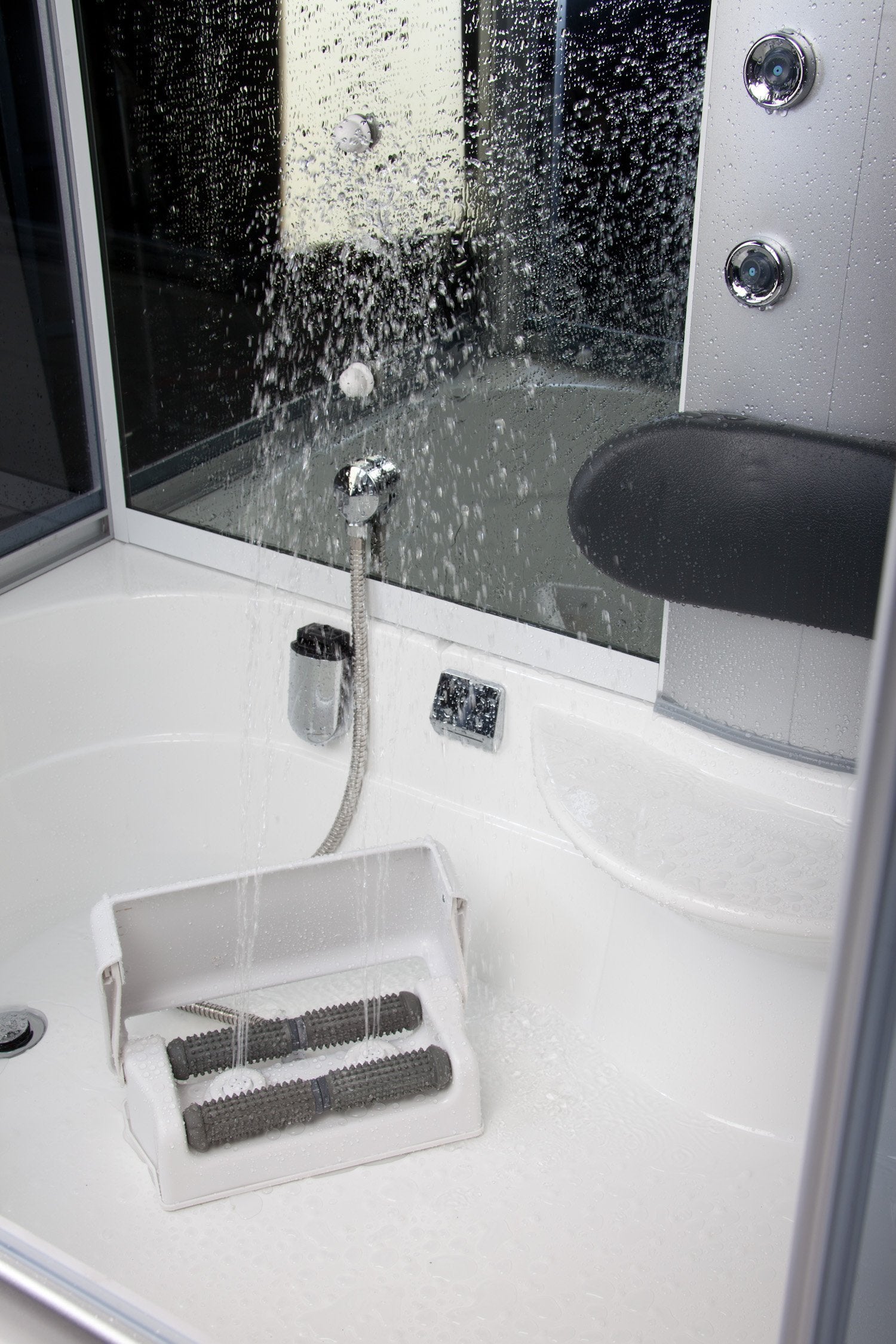 Doccia Idromassaggio con Vasca Bluworld 150x90 Completo Multifunzione