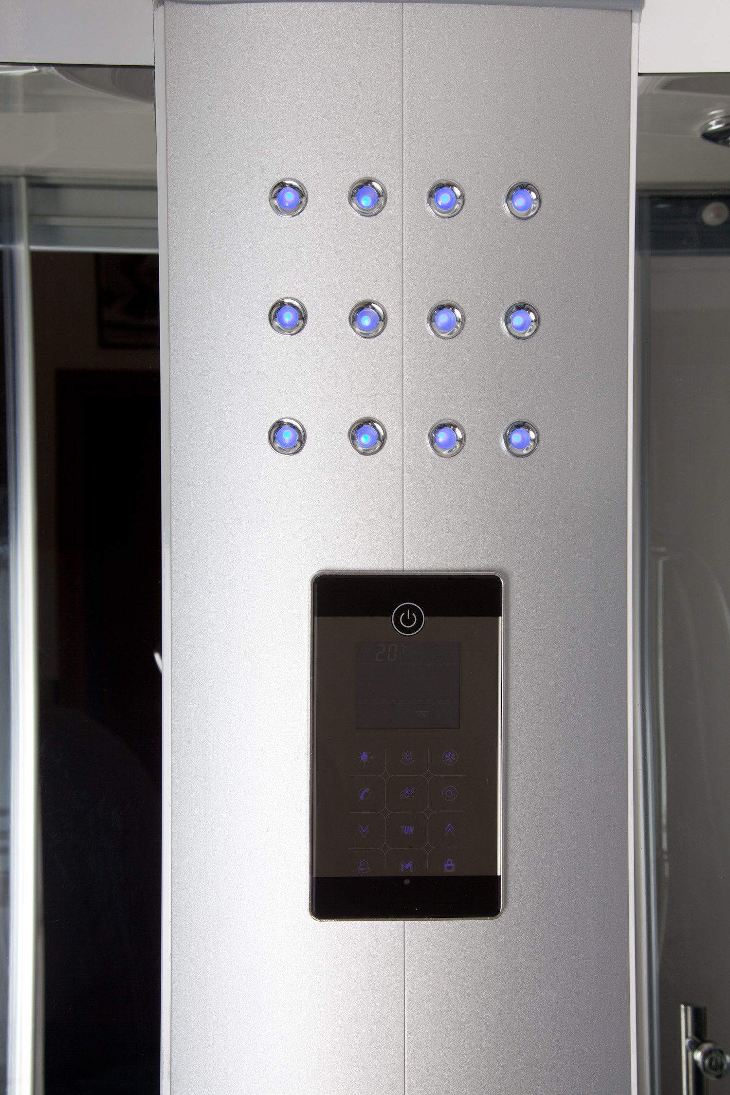 Doccia Idromassaggio con Vasca Bluworld 150x90 Completo Multifunzione