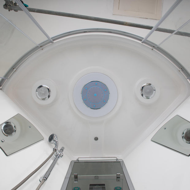 Box Doccia Idromassaggio Space 130x130 2 sedute Multifunzione