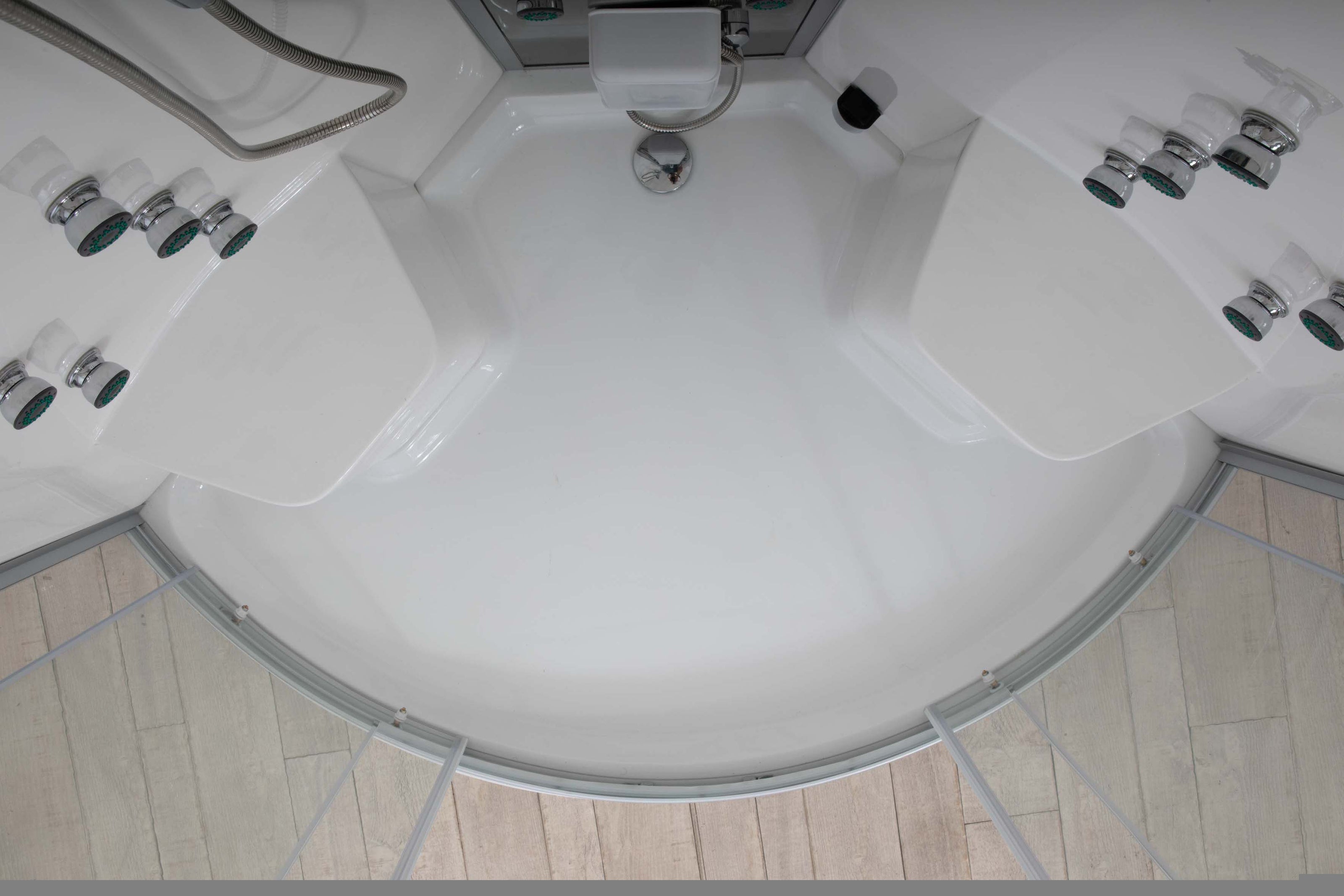 Box Doccia Idromassaggio Space 130x130 2 sedute Multifunzione