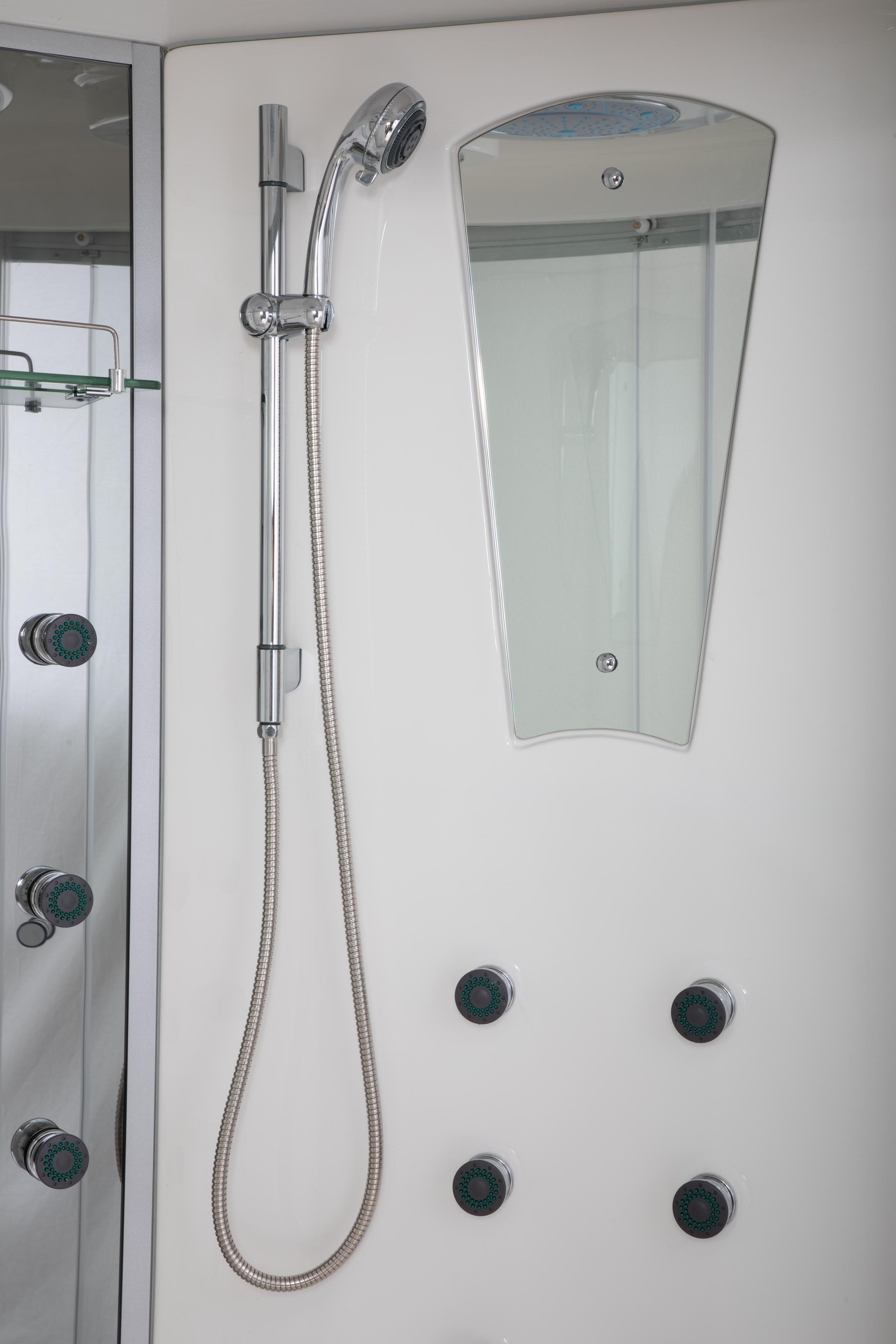 Box Doccia Idromassaggio Space 130x130 2 sedute Multifunzione