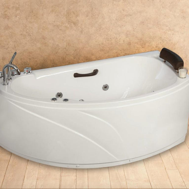 Vasca Idromassaggio White Natur Destra 162x83 cm di design
