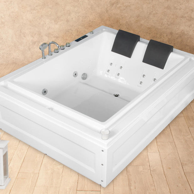 Vasca Idromassaggio Italian Design 190x147 Doppia con Cromoterapia