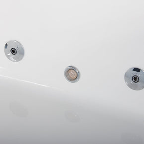 Vasca Idromassaggio Italian Design 190x147 Doppia con Cromoterapia