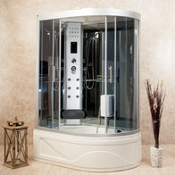 Box Doccia Idro con Vasca Florence2 115x90 Sinistra sauna, Bagno Turco