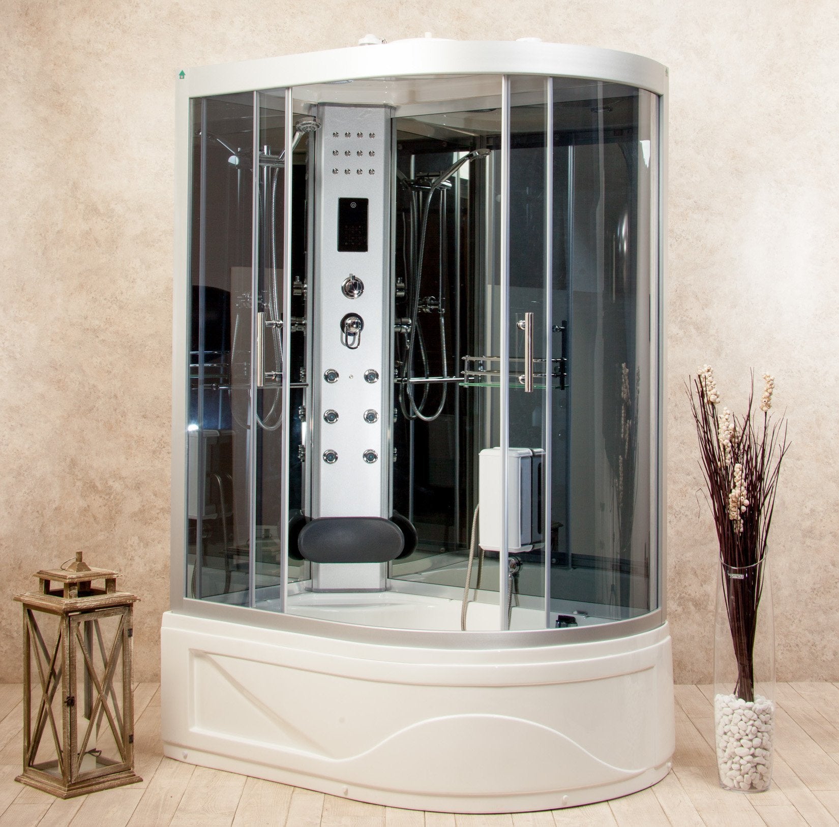 Box Doccia Idro con Vasca Florence2 115x90 Sinistra sauna, Bagno Turco