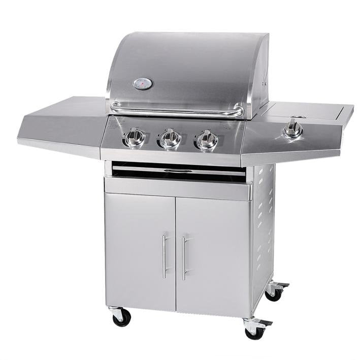 Barbecue a Gas GPL e Metano Total Inox a  3 fuochi