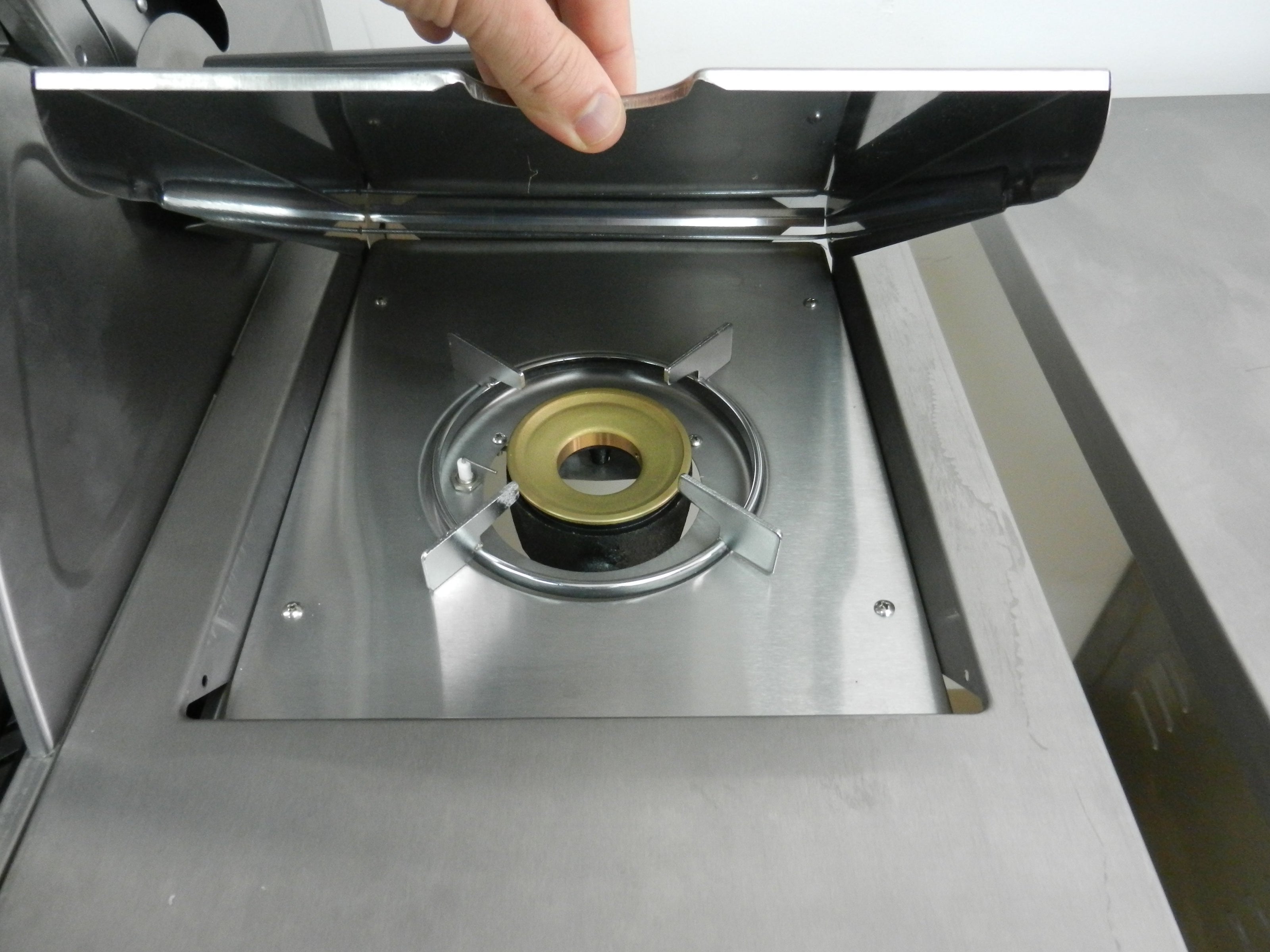 Barbecue a Gas GPL e Metano Total Inox a  3 fuochi