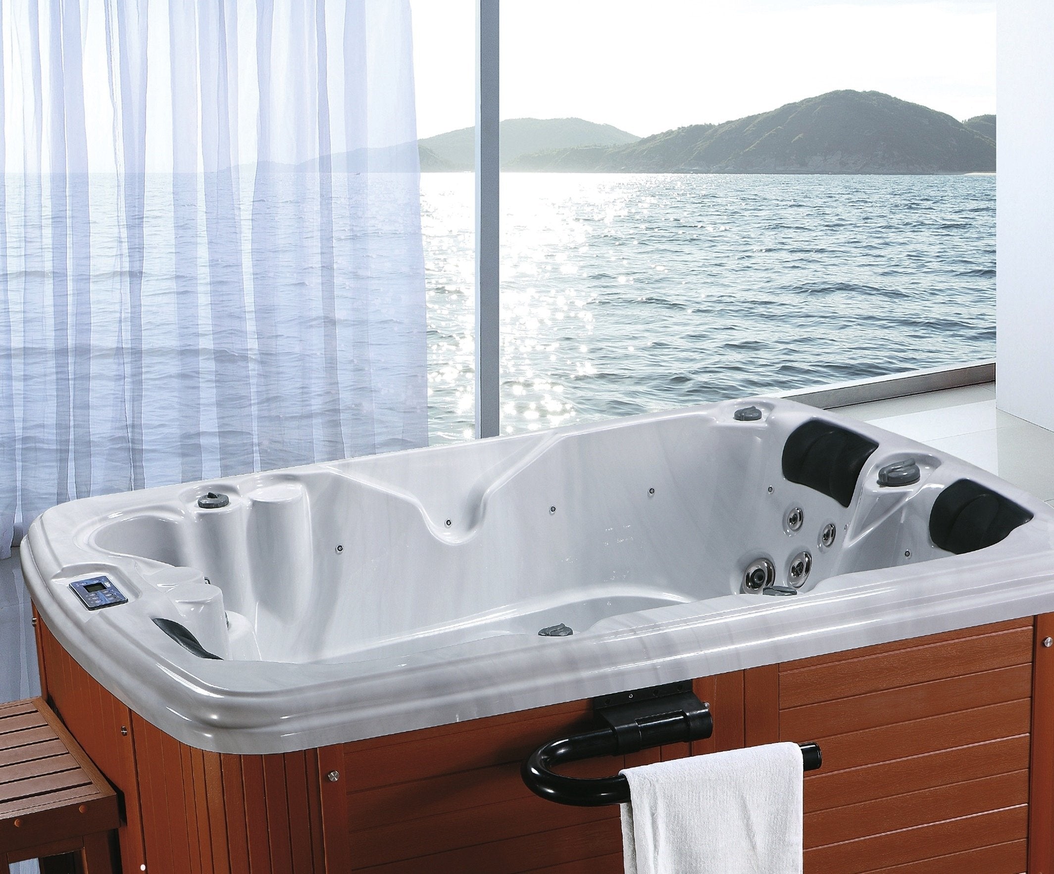 Minipiscina Vasca Idromassaggio SPA Unique da Esterno 210x155 cm