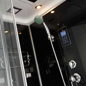 Box Doccia Black Air 70x90 Destra Idromassaggio Multifunzione