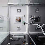 Box Doccia Black Air 70x100 Sinistra Idromassaggio Multifunzione