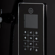 Box Doccia Black Air 70x100 Sinistra Idromassaggio Multifunzione