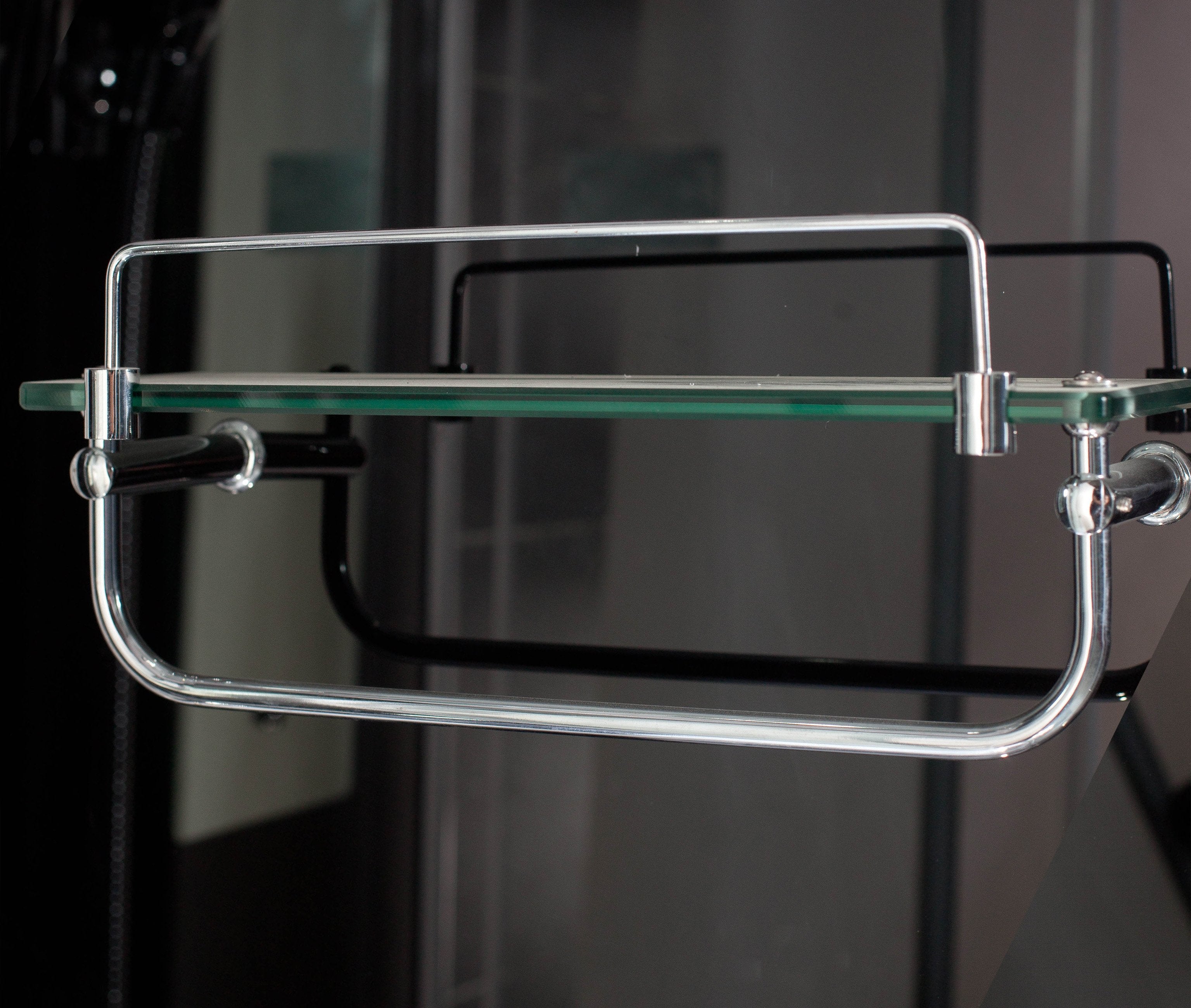 Box Doccia Black Air 70x100 Sinistra Idromassaggio Multifunzione