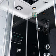 Box Doccia Black Air 70x110 Sinistra Idromassaggio Multifunzione