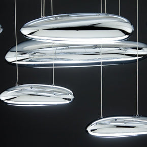 Lampadario a Led Drop Design 10B luce fredda da Soggiorno Moderno
