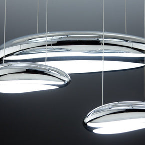 Lampadario a Led Drop Design 10B luce fredda da Soggiorno Moderno