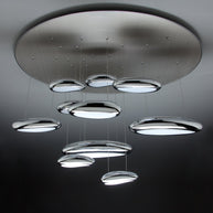 Lampadario a Led Drop Design 10B luce fredda da Soggiorno Moderno