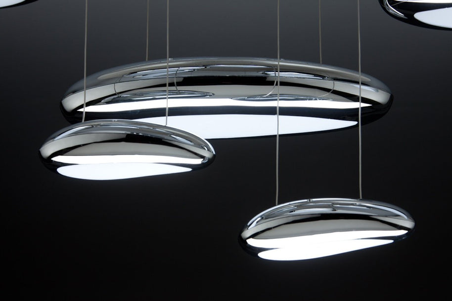 Lampadario a Led Drop Design 10B luce fredda da Soggiorno Moderno