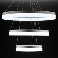 Lampadario a Sospensione Led Circle 3T  Moderno di Design