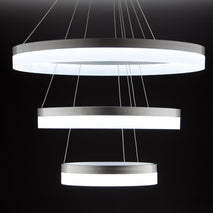 Lampadario a Sospensione Led Circle 3T  Moderno di Design