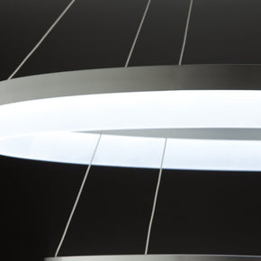 Lampadario a Sospensione Led Circle 3T  Moderno di Design