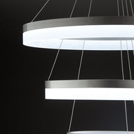 Lampadario a Sospensione Led Circle 3T  Moderno di Design
