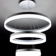 Lampadario a Sospensione Led Circle 3T  Moderno di Design