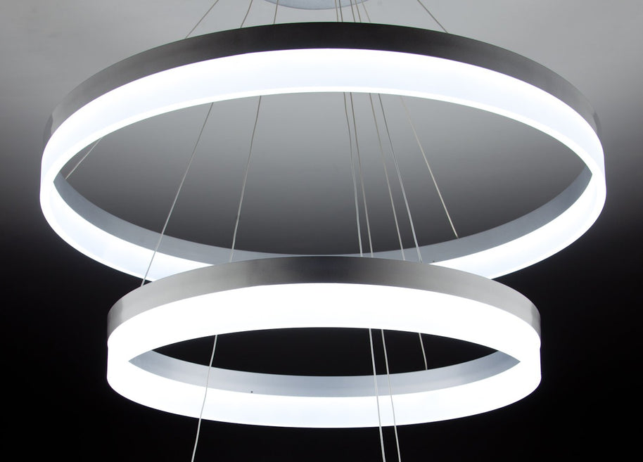 Lampadario a Sospensione Led Circle 3T  Moderno di Design