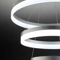 Lampadario a Sospensione Led Circle 3T  Moderno di Design