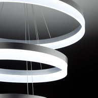 Lampadario a Sospensione Led Circle 3T  Moderno di Design