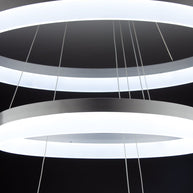 Lampadario a Sospensione Led Circle 3T  Moderno di Design