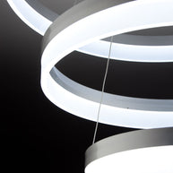 Lampadario a Sospensione Led Circle 3T  Moderno di Design